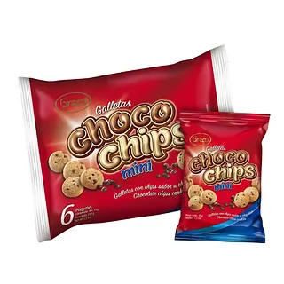 Galletas Choco Chips Mini Greco