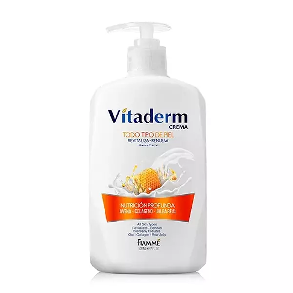 Crema Vitaderm Avena Colágeno Jalea