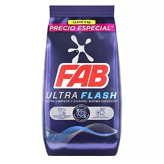 Detergente Fab Ultra Flash Floral