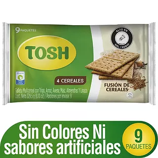 Galletas Tosh Fusion De Cereales