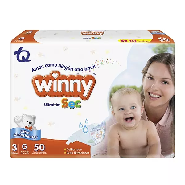 Pañal Winny Ultra Sec Etapa 3