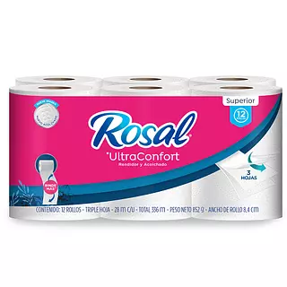 Papel Higiénico Rosal Ultra Confort