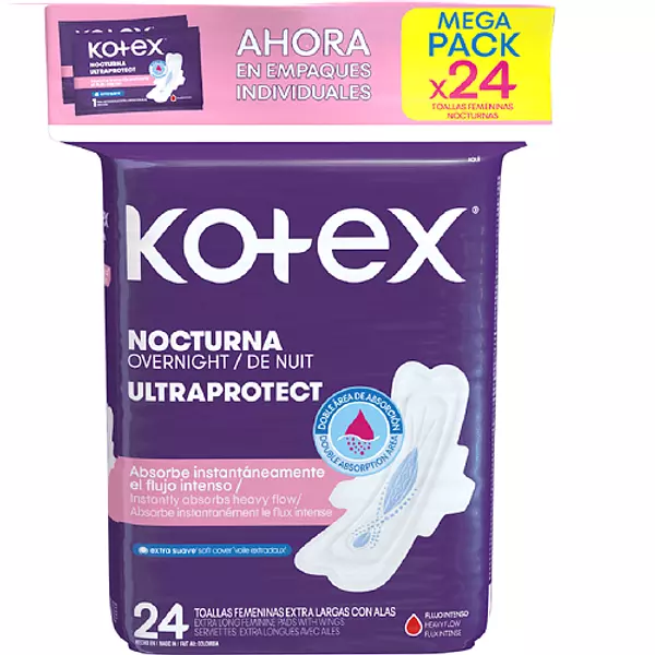 Toalla Kotex Nocturna