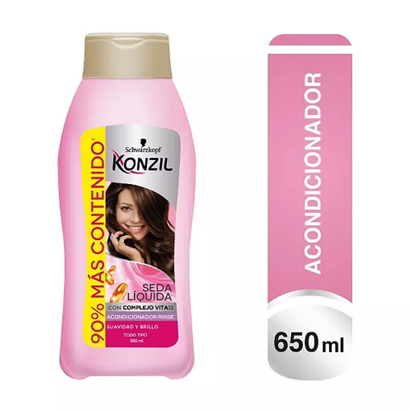 Acondicionador Konzil Seda Líquida + Pro Vitamina Bv