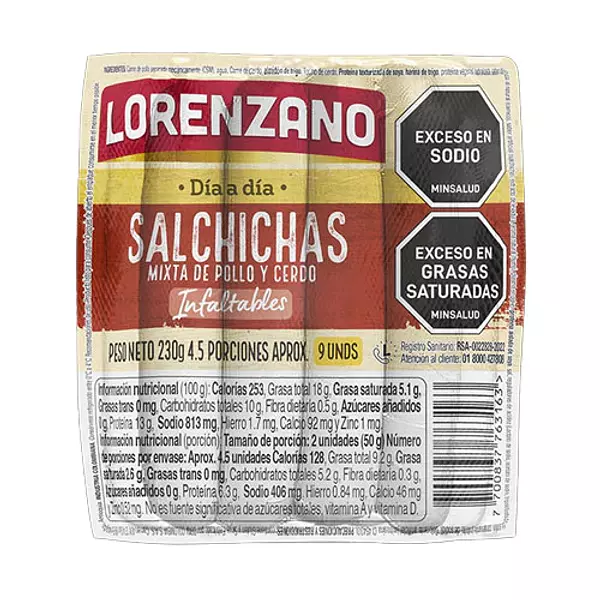 Salchicha Lorenzano Mixta