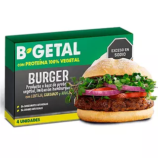 Proteina Vegetal B-Getal Hamburguesa