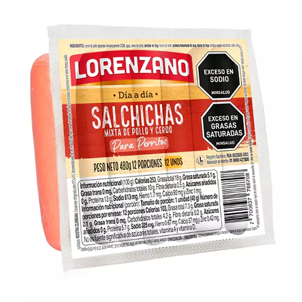 Salchicha Lorenzano Mixta Perro