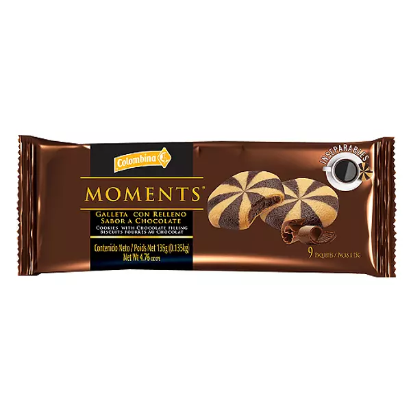 Galleta Rellena Chocolate Moments