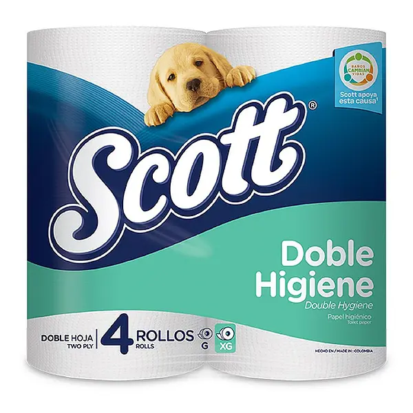 Papel Higienico Scott Doble Higiene