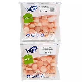 Camarón Titi Sin Vena Pesquera del Mar