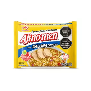 Sopa Instantanea Aji No Men Gallina Criolla