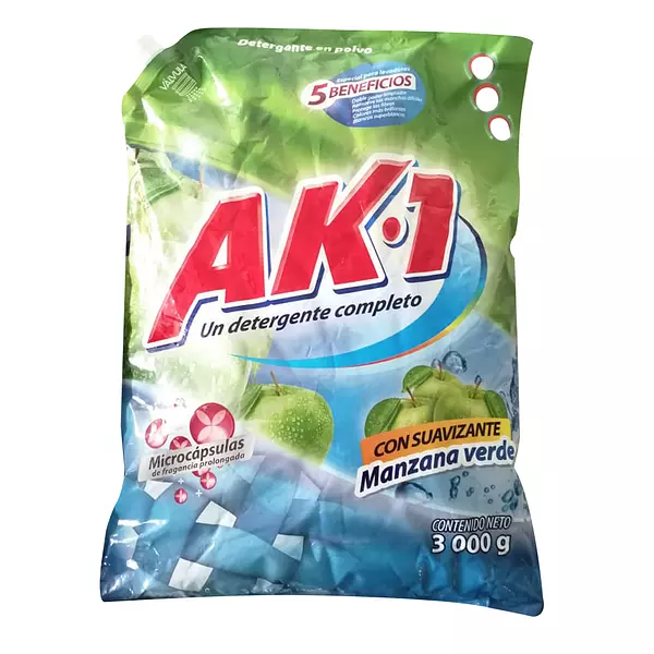 Detergente Ak1 Multiactivo Manzana