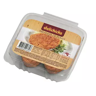 Milanesa Pollo Apanada Delichisks