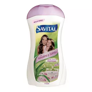 Shampoo Savital Keratina y Sabila