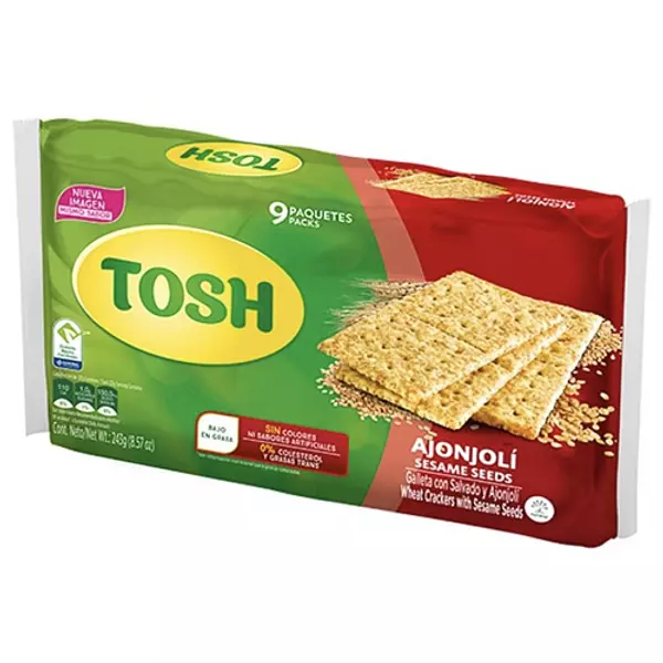 Galletas Tosh Ajonjoli