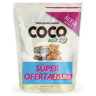 Detergente Liquido Coco Varela