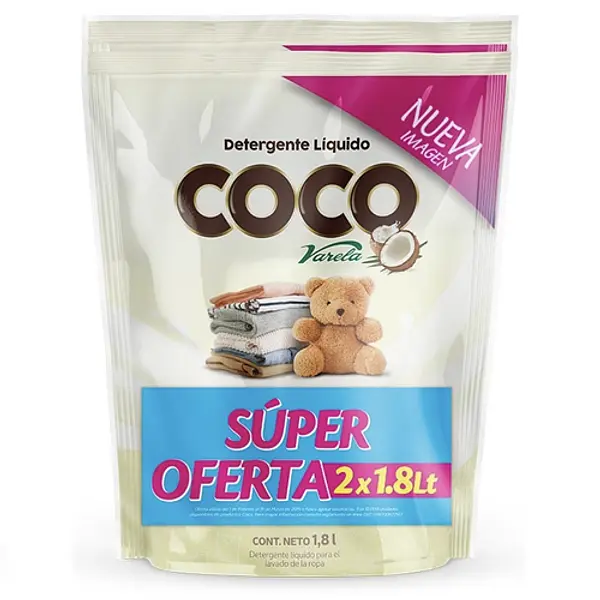 Detergente Liquido Coco Varela