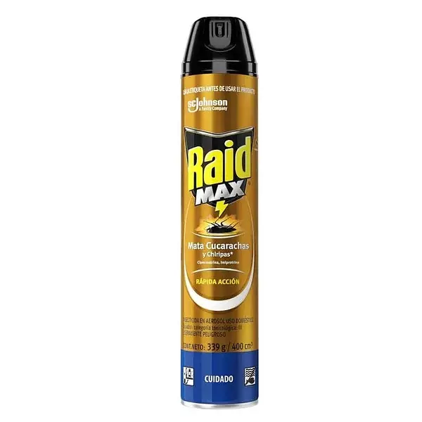 Insecticida Raid Aerosol Max Rastreros
