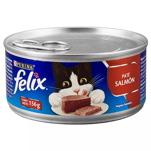 Alimento Gato Felix Lata Paté Salmón