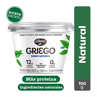 Yogurt Griego Alpina Natural