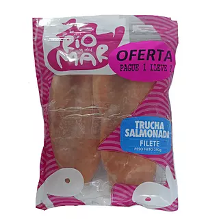 Filete De Trucha Salmonada Del Rio Y Del Mar