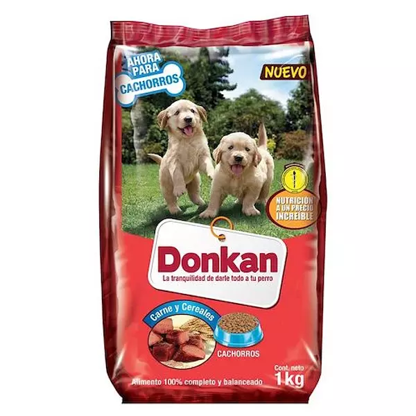 Alimento Perro Carne y Cereales Cachorros Donka