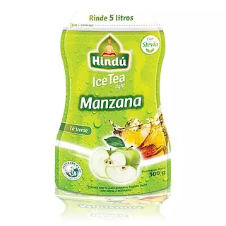 Té de Polvo Ice Te Hindu Verde Manzana