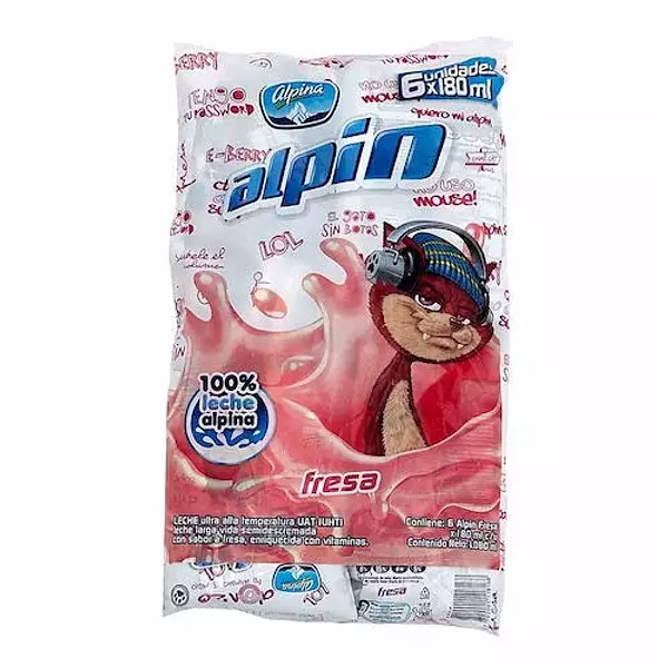 Bebida Alpin Fresa