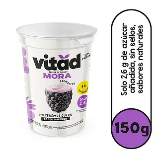 Bebida De Yogurt Vaso Vitad Mora