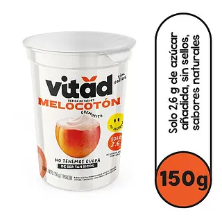 Bebida De Yogurt Vaso Vitad Melocoton
