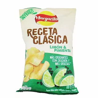 Papa Receta Clásica Limón Pimienta Margarita