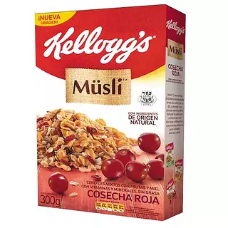 Cereal Kelloggs Musli Coseche Roja