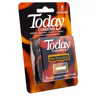 Condones Hot Sensation Today