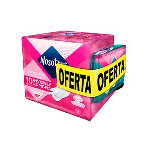 Toallas Nosotras Invisible Rapigel Largos