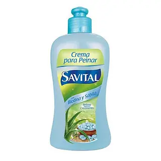 Crema De Peinar Biotina Y Sábila Savital
