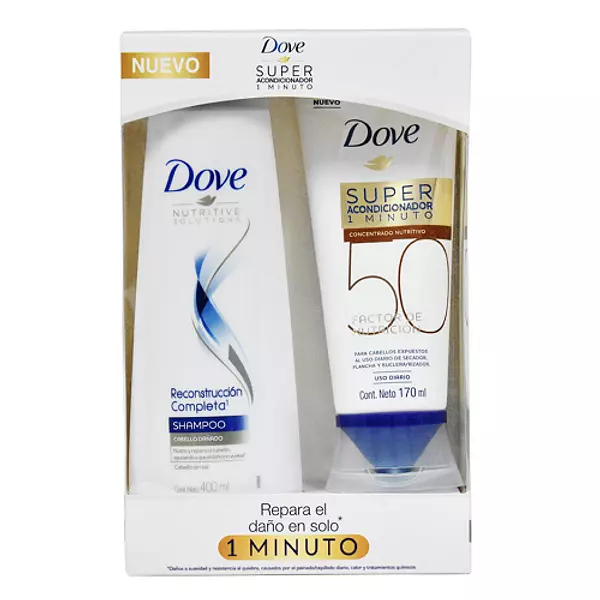 Shampoo Dove Reconstrucción Completa