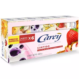 Jabón De Baño Carey Surtido