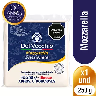 Queso Del Vecchio Mozzarella Bloque