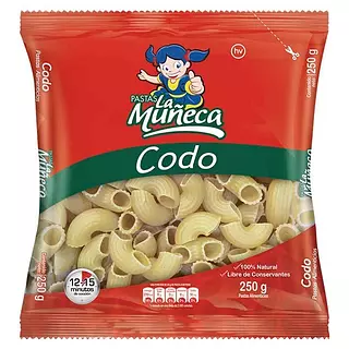 Pasta La Muñeca Codos