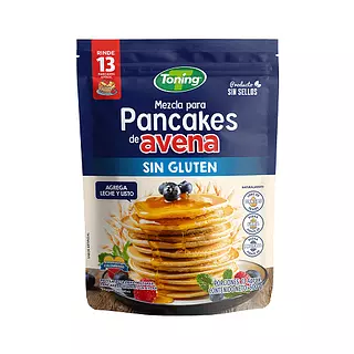 Pancakes Avena Toning Sin Gluten