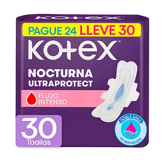 Toallas Kotex Nocturna