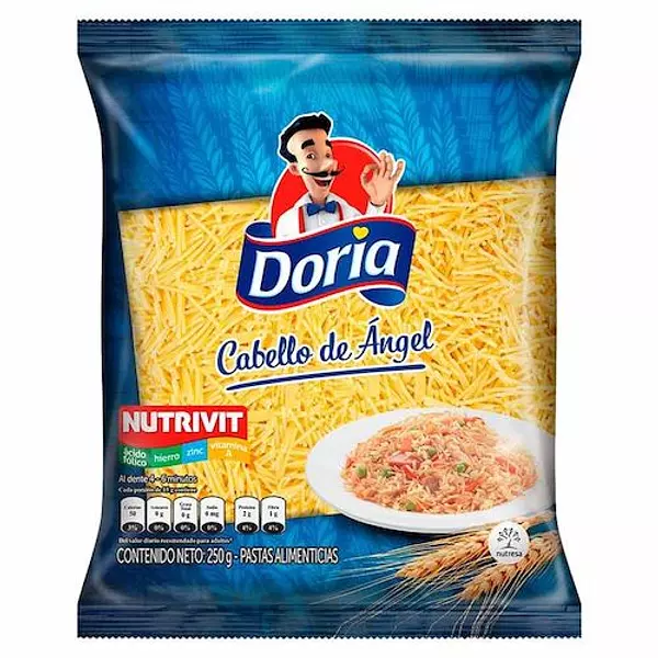 Pasta Doria Cabello Ángel