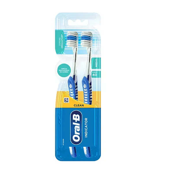 Cepillo Dental O-B Indicator Plus Medio