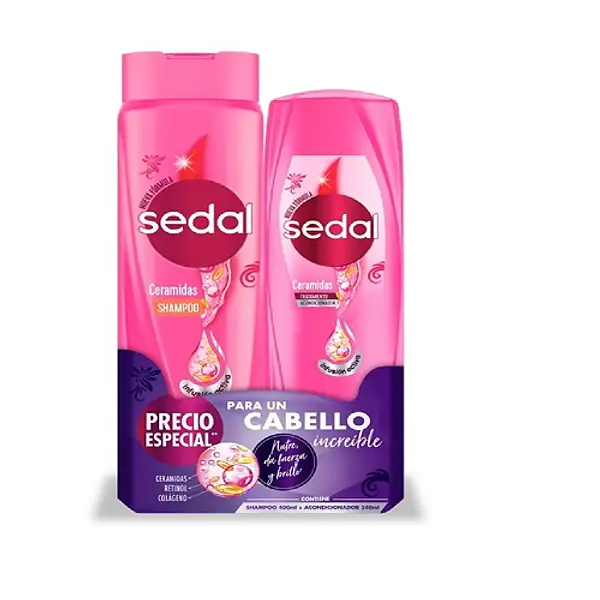 Shampoo Sedal Ceramidas + Acondicionador