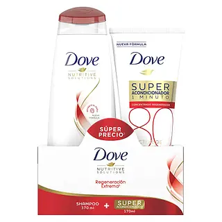 Shampoo Dove Regeneracion Extrema + Acondicionador F80