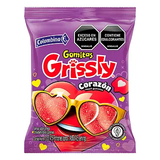 Gomas Grissly Corazon Colombina