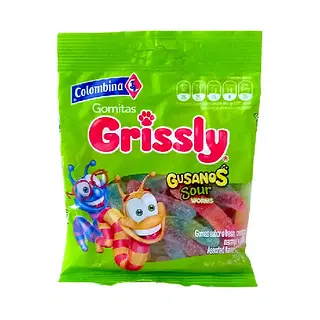 Gomas Grissly Gusanos Colombina