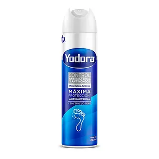 Desodorante Pies Aerosol Antibacterial Yodora