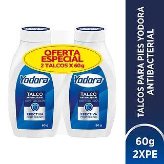 Talco Yodora Paquete X 2 Unidades