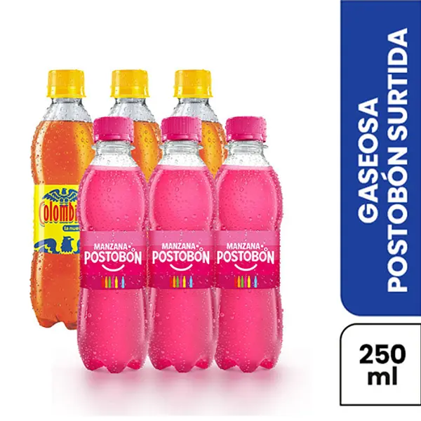 Gaseosa Postobon Paquete X 6 Unidades Surtido
